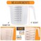 U.S. Kitchen Supply 6 Pack Plastic Measuring Cups with Handles - 16 oz Liquid Measuring Cup, Clear Microwave Safe Kitchen Cups - Measure in mL or Ounces, Measurement Cup for Cooking
